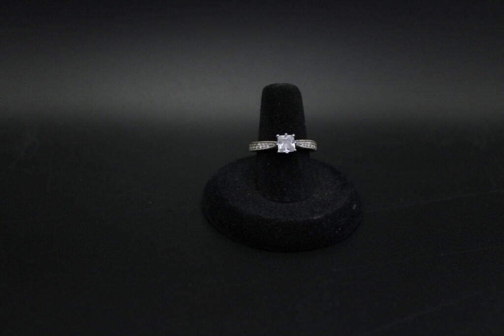 Sterling Silver Engagement Style Ring