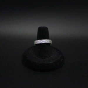 Sterling Silver Sparkly Band Ring