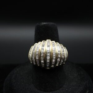 14kt Yellow Gold Baguette Cut Diamond Ring