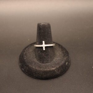 Sterling Silver Cross Band Ring