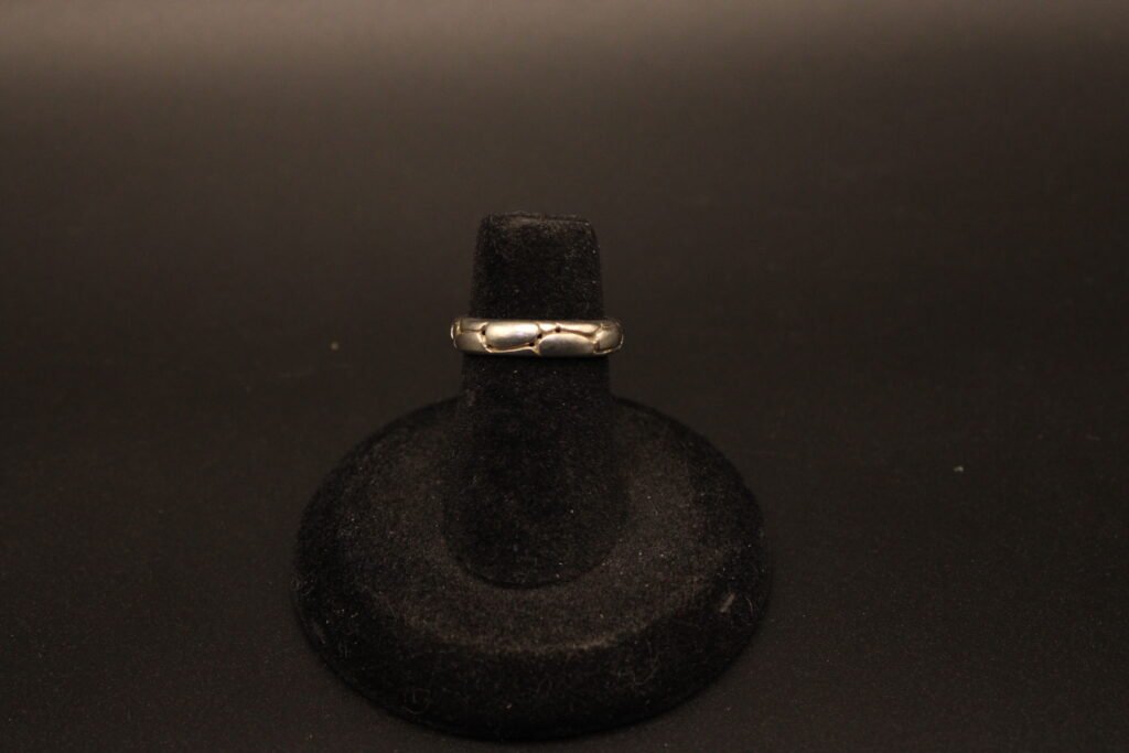 Sterling Silver Turtle Shell Band