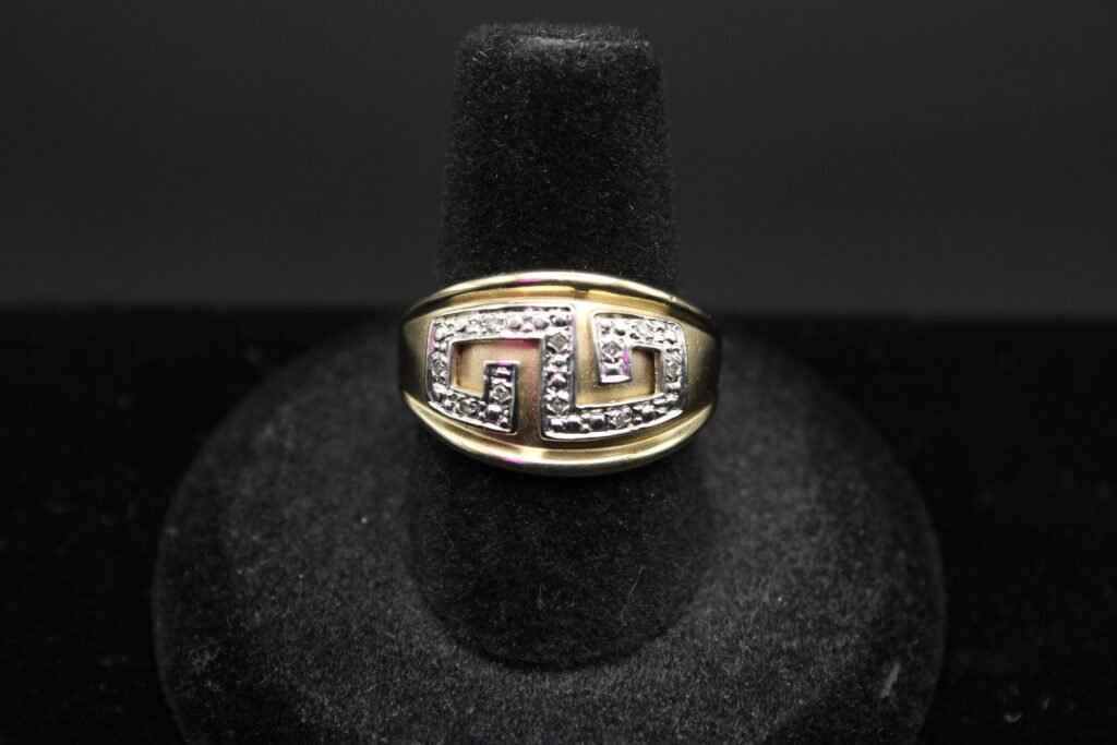 10kt Yellow Gold Geek Key Ring
