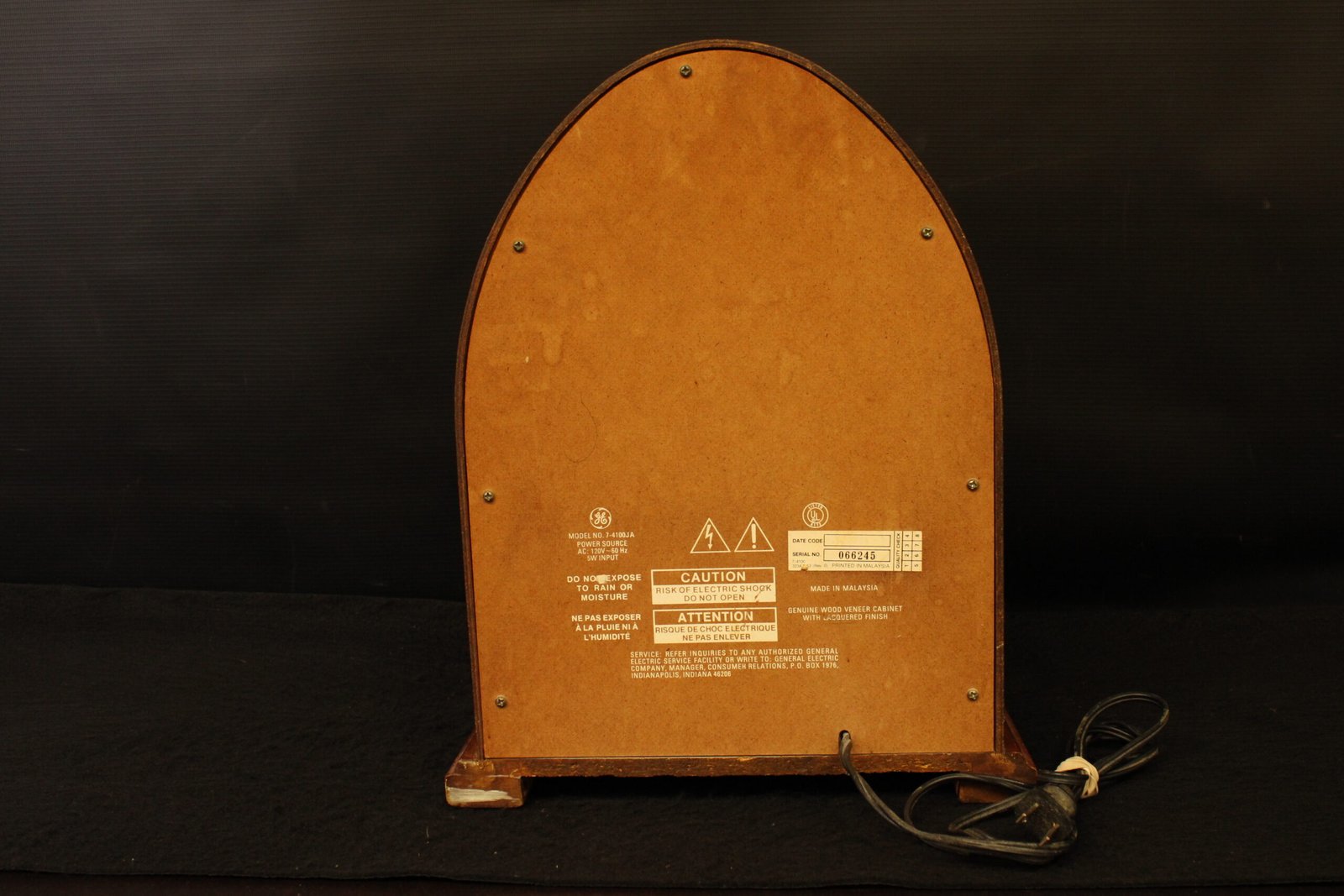 GE 7-4100JA Cathedral-Style AM/FM Radio 2 GE 7-4100JA Cathedral-Style AM/FM Radio - Image 2