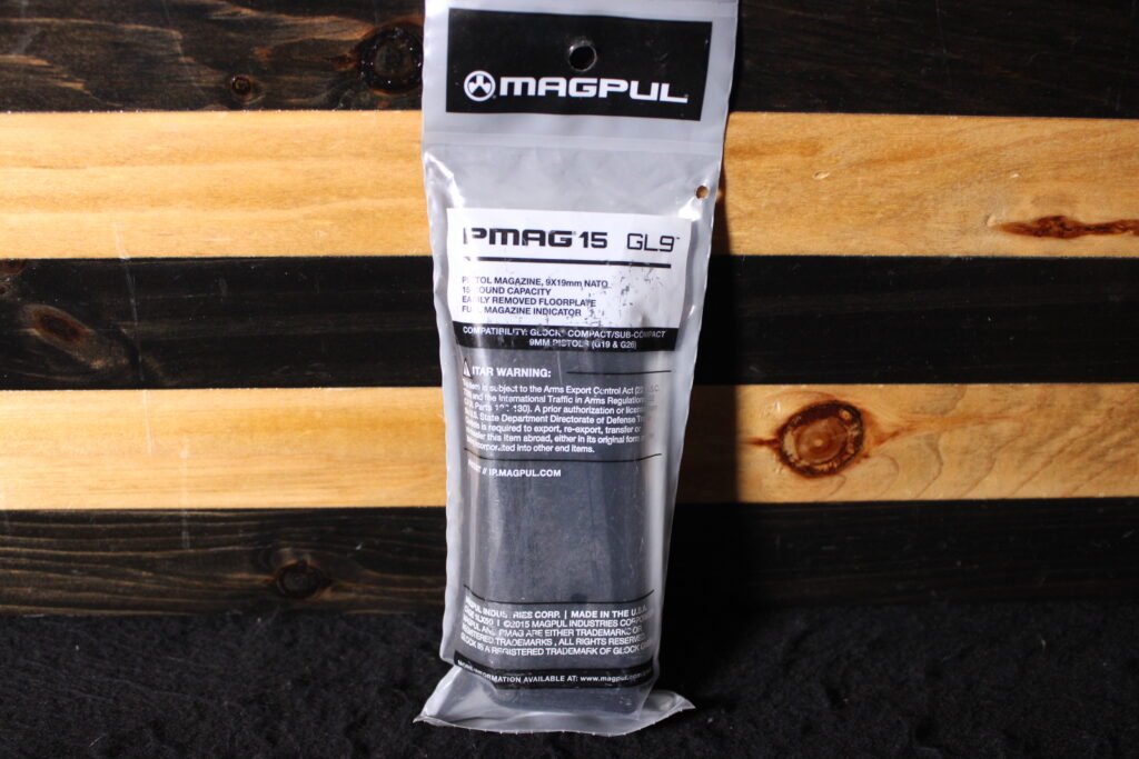 Magpul PMAG 15 GL9 MAG550-BLK 9mm 15-Round Magazine for Glock 19