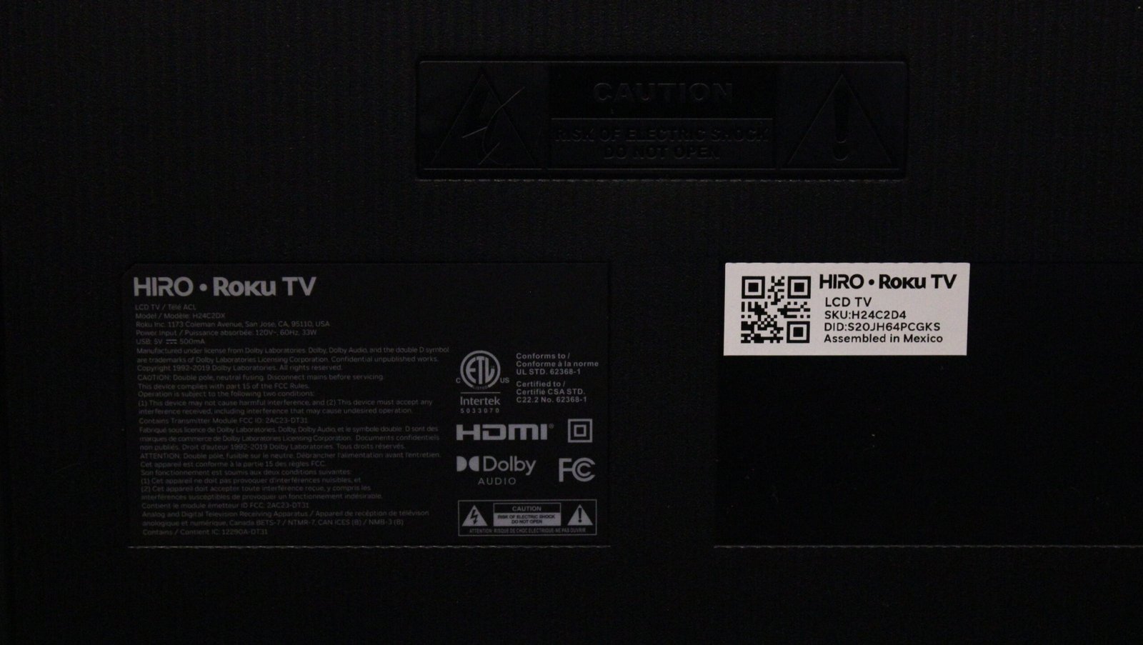 HiRo 24" 720p HD Roku Smart TV 3 HiRo 24" 720p HD Roku Smart TV - Image 3