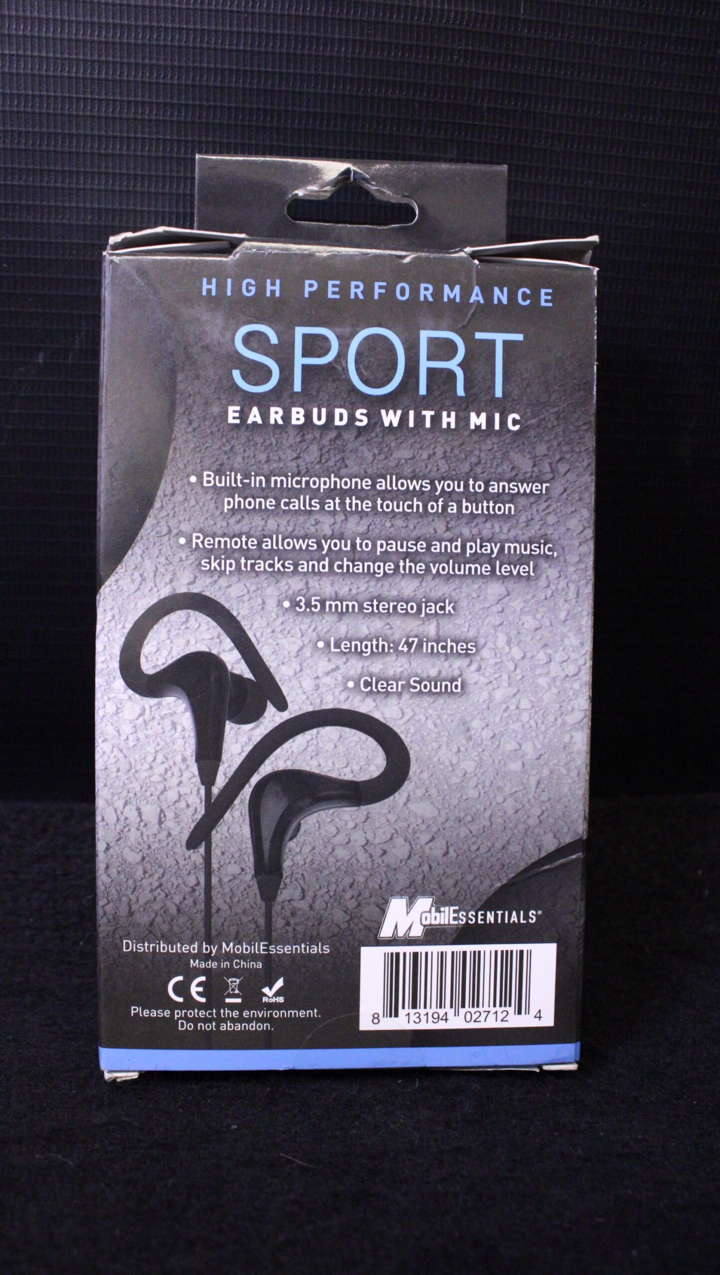MobilEssentials Sport Earbuds with Mic 2 MobilEssentials Sport Earbuds with Mic - Image 2