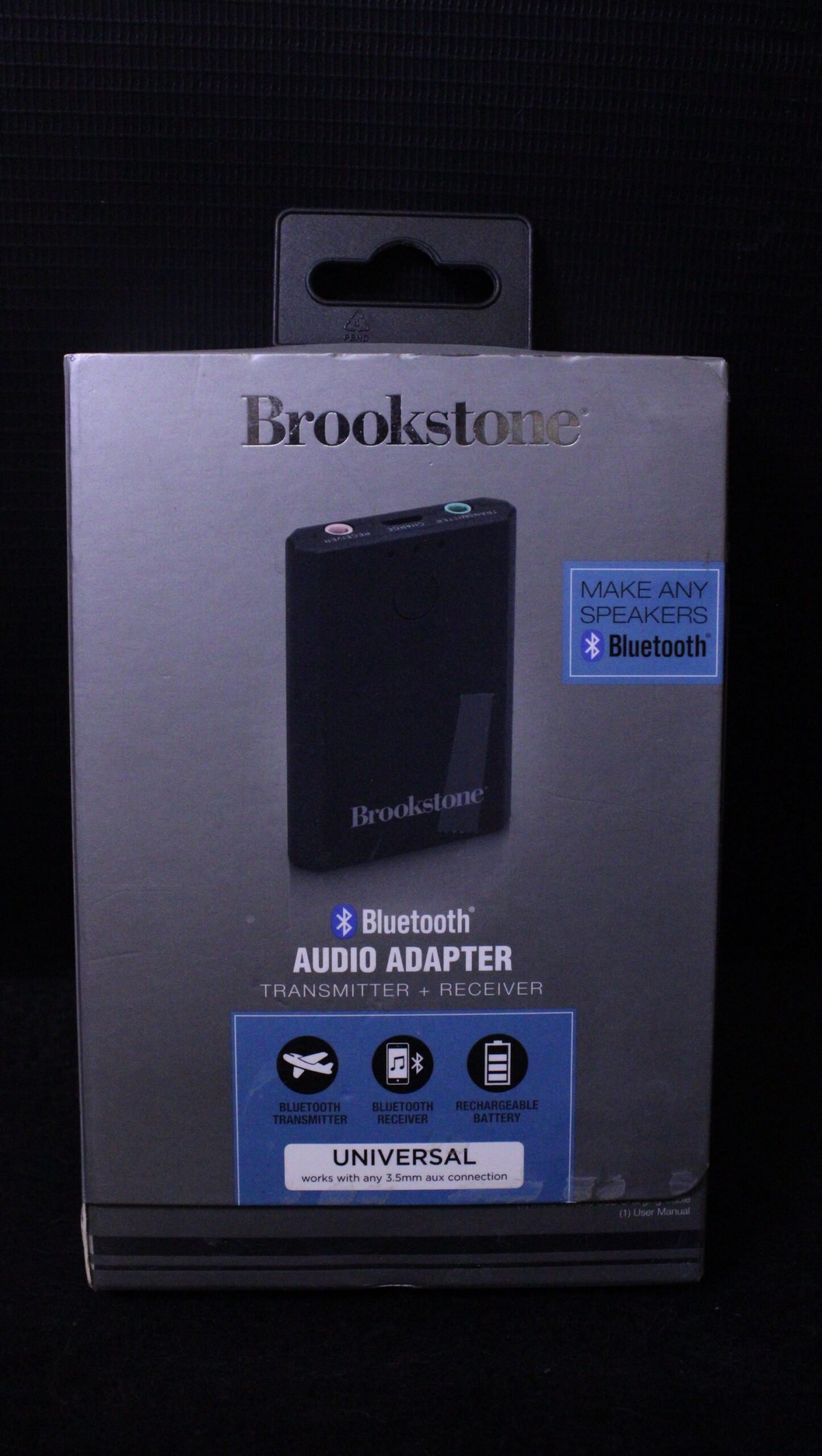 Brookstone Universal Bluetooth Audio Adapter 1 Brookstone Universal Bluetooth Audio Adapter