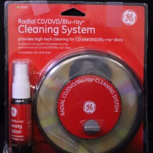 GE Radial Blu-Ray/CD/DVD Disc Cleaning System