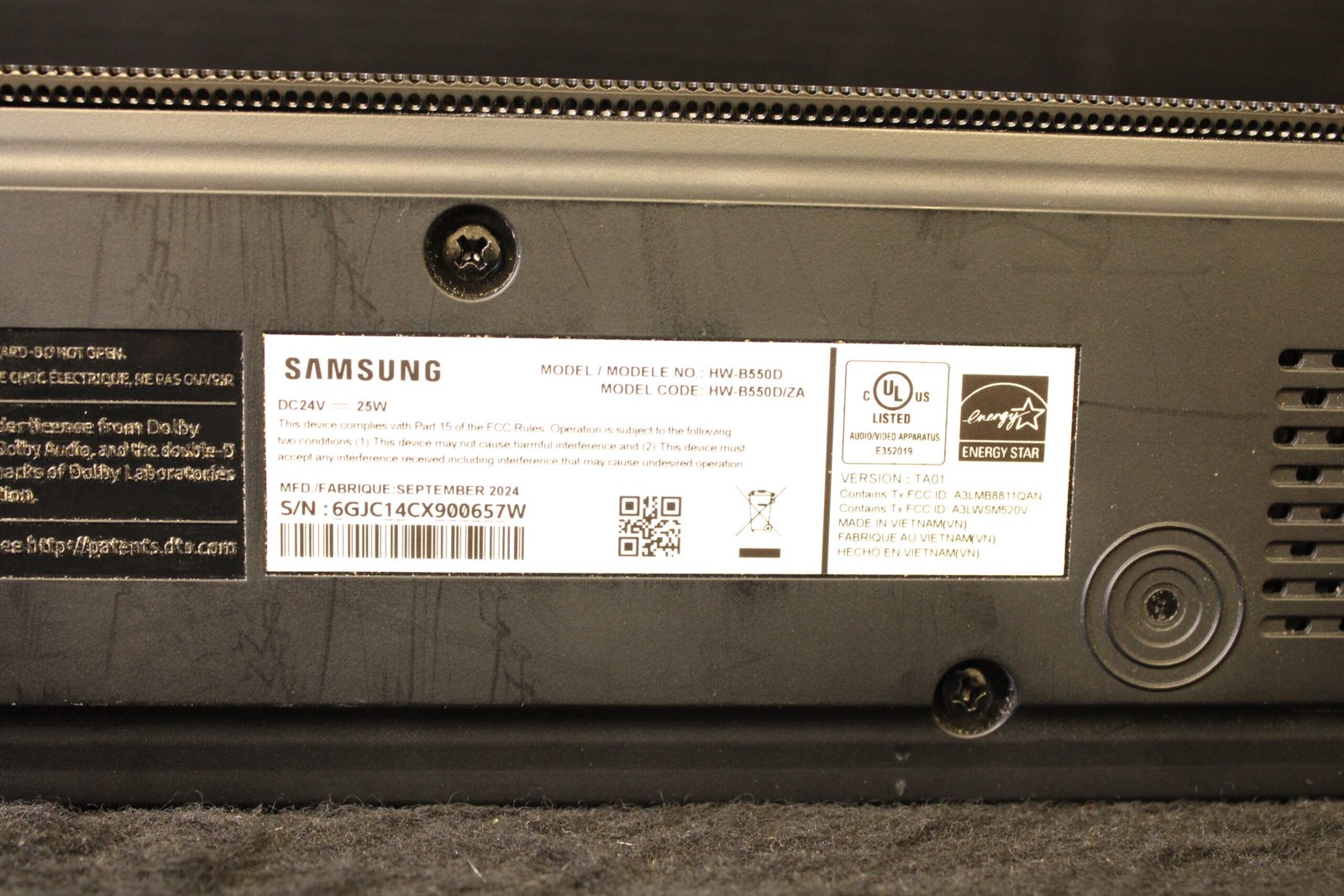 SAMSUNG hw-b550d SOUND BAR 7 SAMSUNG hw-b550d SOUND BAR - Image 7