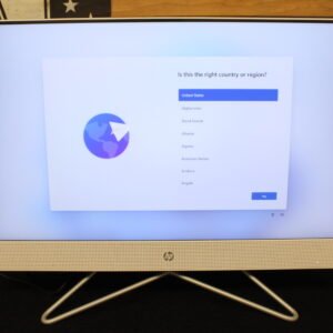 HP All-in-One Desktop Computer with Power Cord