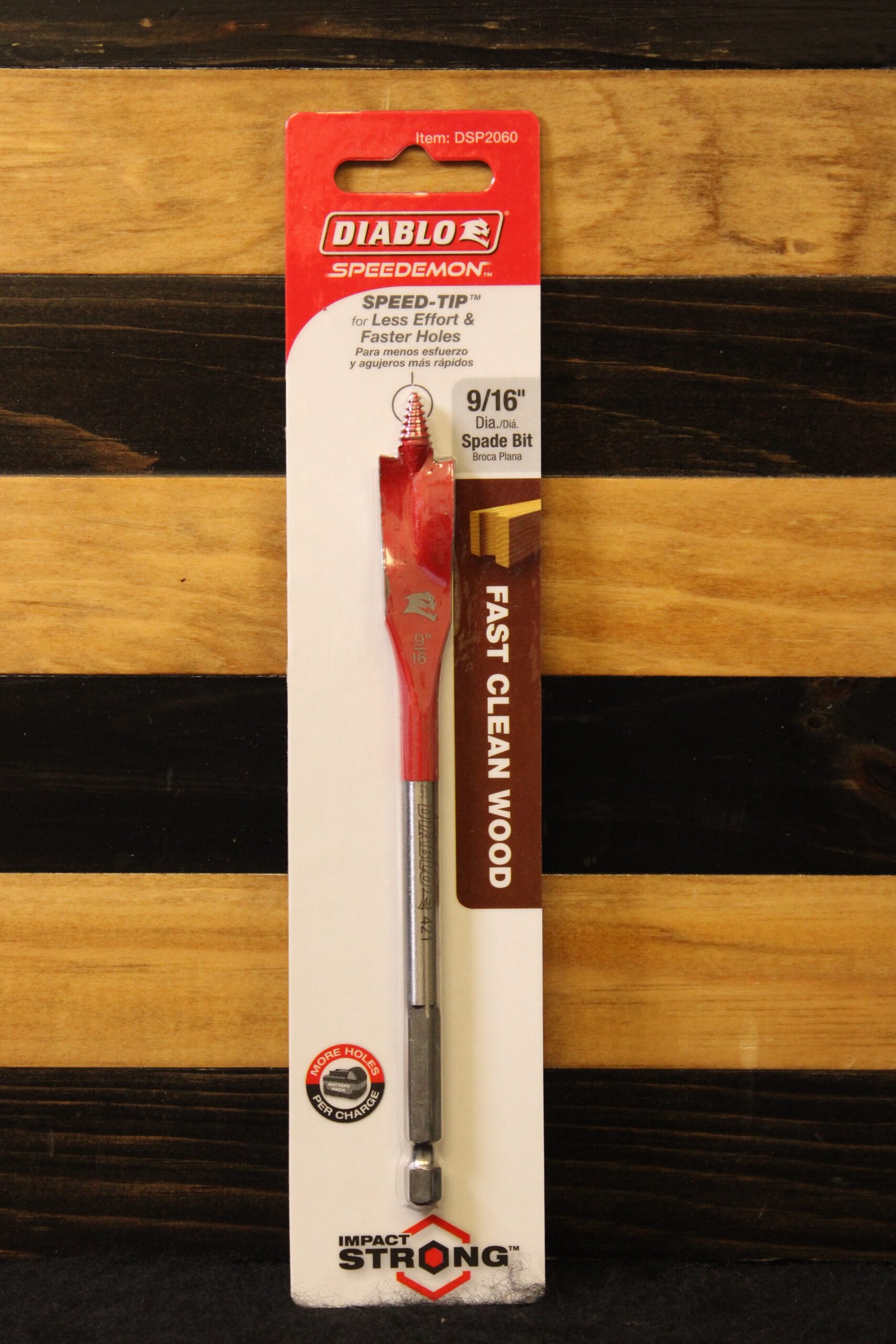 Diablo Speedemon DSP2060 9/16" x 6" Spade Bit 1 Diablo Speedemon DSP2060 9/16" x 6" Spade Bit