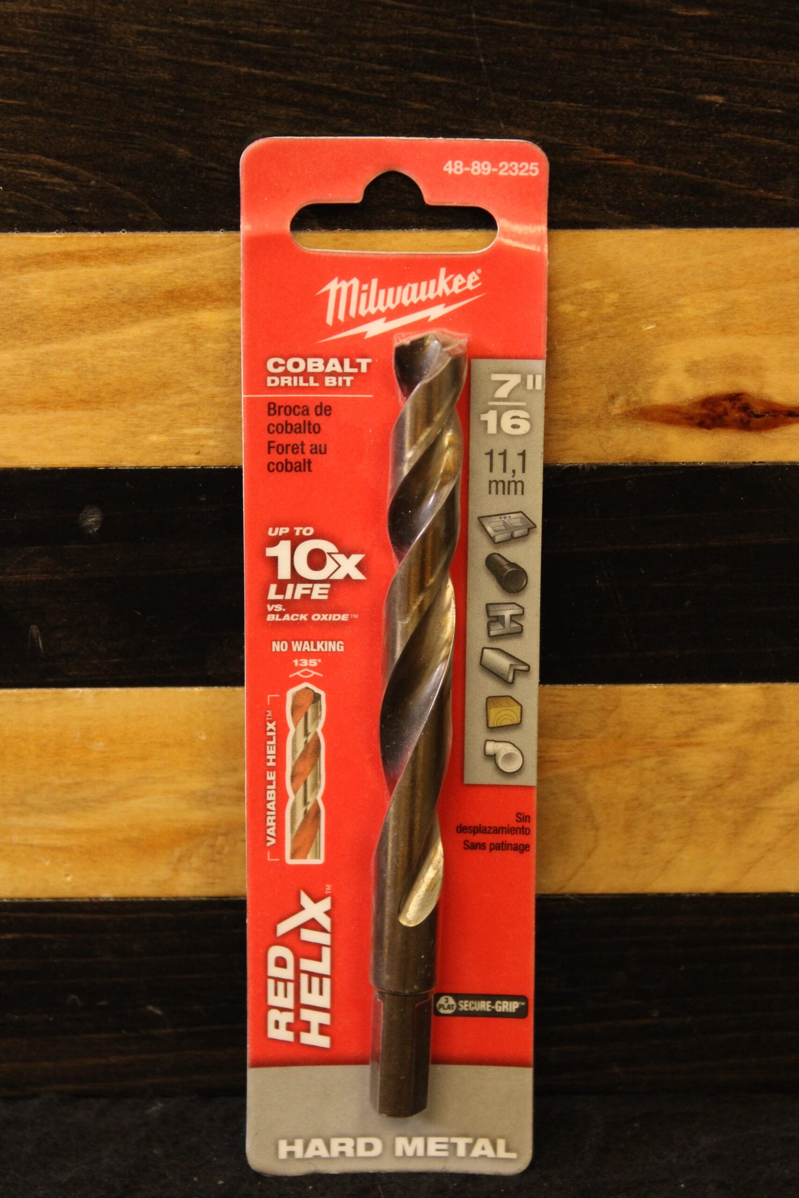 Milwaukee 48-89-2325 7/16" RED HELIX Cobalt Drill Bit 1 Milwaukee 48-89-2325 7/16" RED HELIX Cobalt Drill Bit