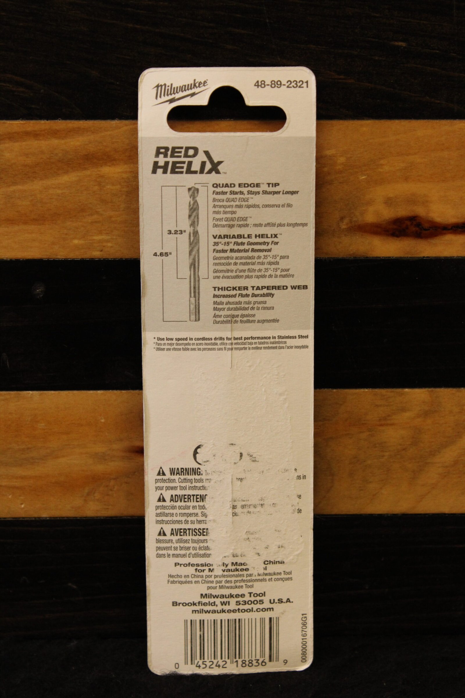 Milwaukee 48-89-2321 3/8" RED HELIX Cobalt Drill Bit 2 Milwaukee 48-89-2321 3/8" RED HELIX Cobalt Drill Bit - Image 2