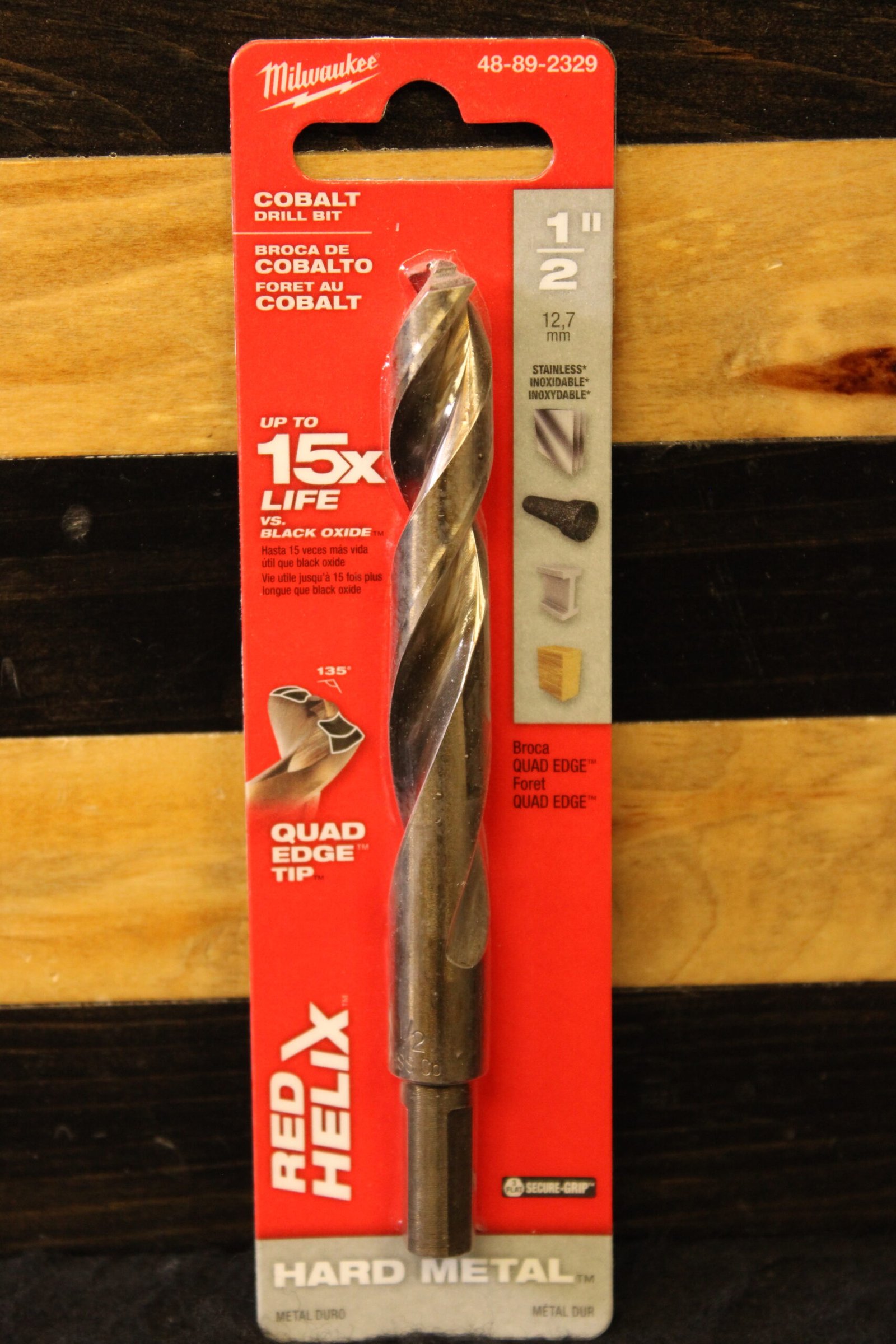 Milwaukee 48-89-2329 1/2" RED HELIX Cobalt Drill Bit 1 Milwaukee 48-89-2329 1/2" RED HELIX Cobalt Drill Bit