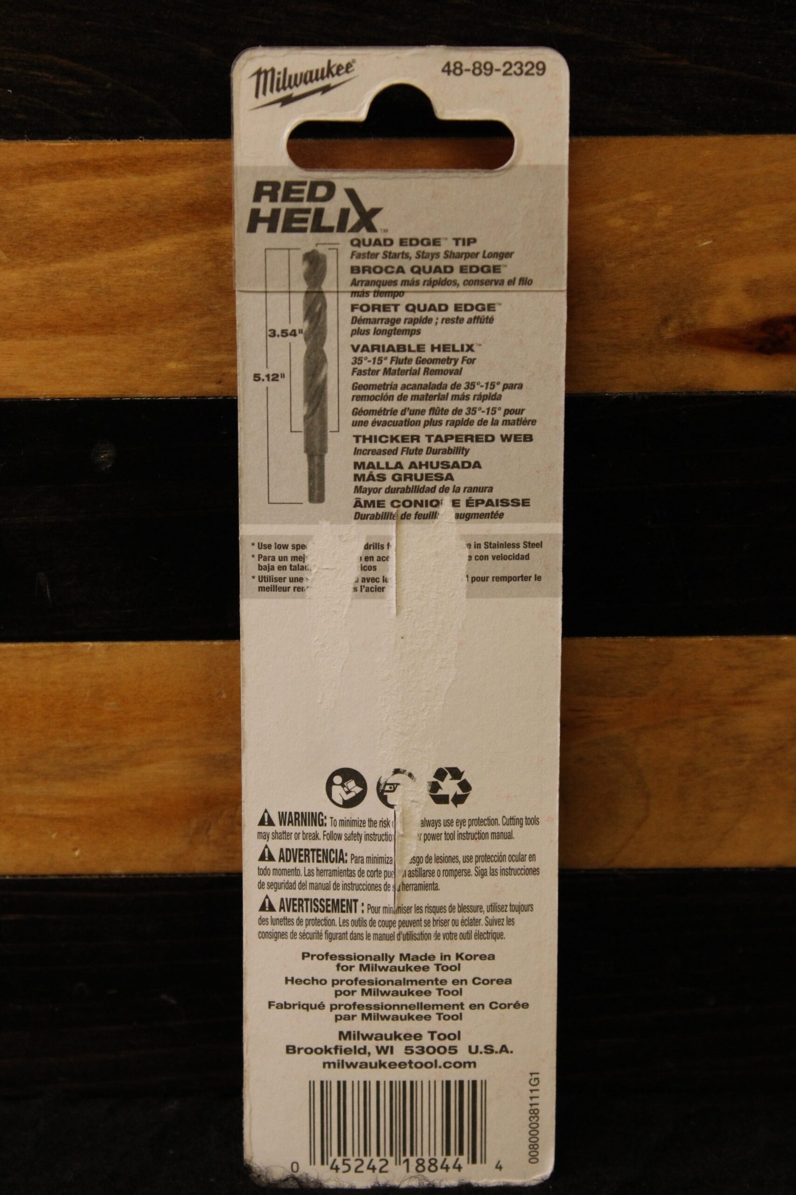 Milwaukee 48-89-2329 1/2" RED HELIX Cobalt Drill Bit 2 Milwaukee 48-89-2329 1/2" RED HELIX Cobalt Drill Bit - Image 2