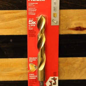 Milwaukee 48-89-4629 1/2" SHOCKWAVE RED HELIX Titanium Drill Bit