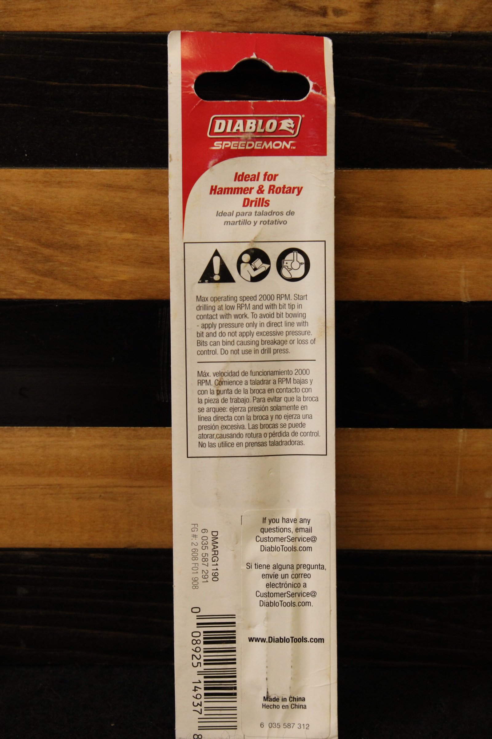 Diablo SPEEDemon DMARG1190 3/4" x 4" x 6" Red Granite Hammer Drill Bit 2 Diablo SPEEDemon DMARG1190 3/4" x 4" x 6" Red Granite Hammer Drill Bit - Image 2