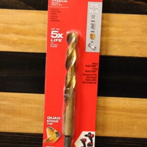 Milwaukee 48-89-4622 25/64" SHOCKWAVE RED HELIX Titanium Drill Bit