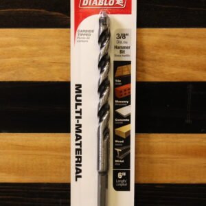Diablo DMAMM1090 3/8" Multi-Material Carbide-Tipped Hammer Drill Bit
